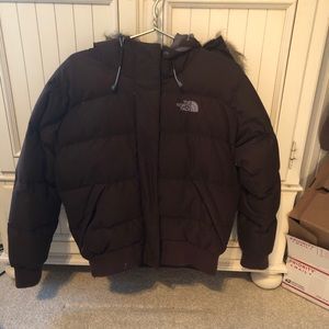 Brown north face size women’s medium